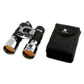 16x32 Chrome Plated Binoculars w/ Ruby Lenses and Case